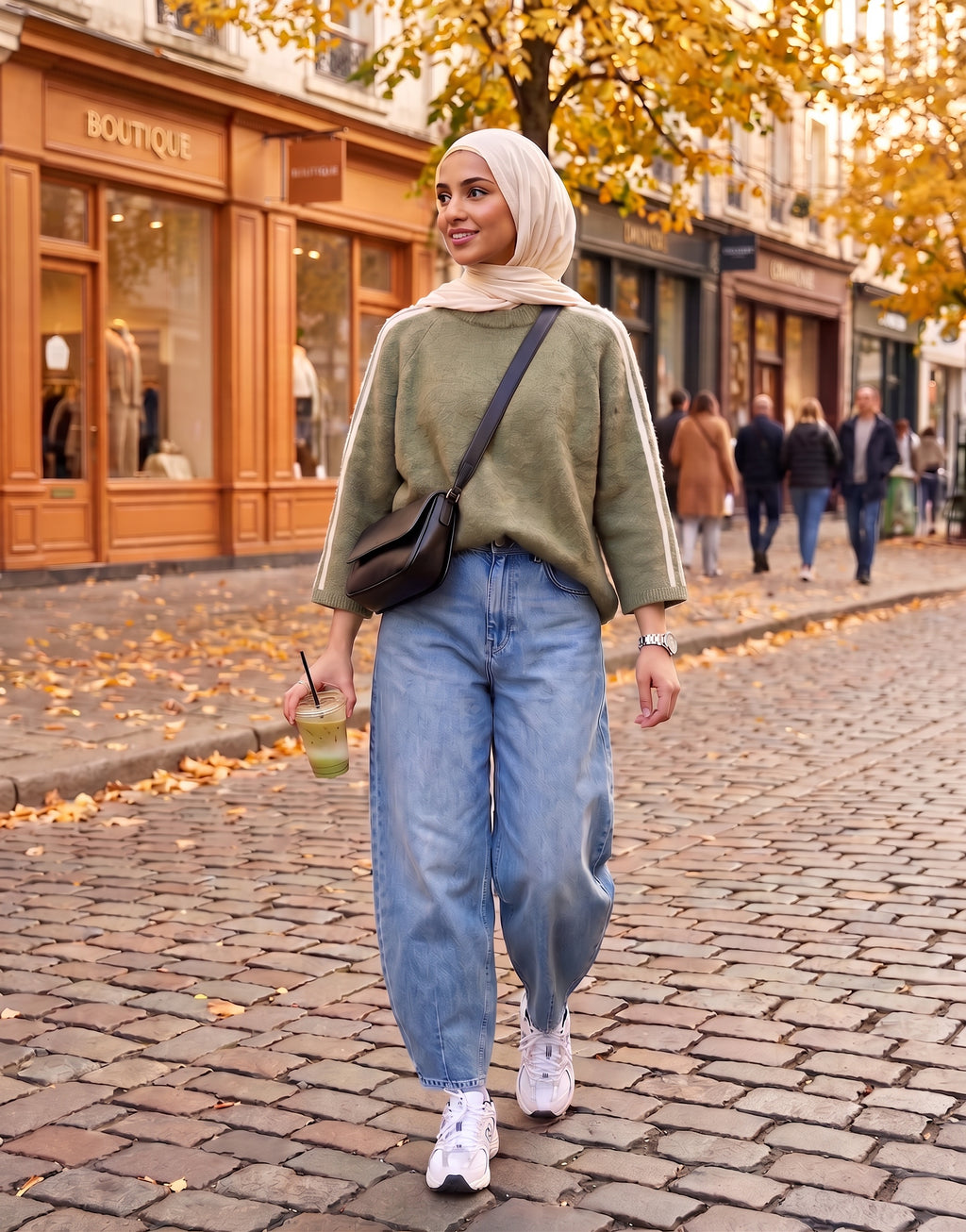 Pull Manches Trois-Quarts en Laine
