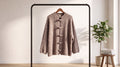 Pull Gilet en Laine Style Japonais Coupe Large