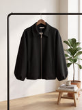 Veste Bomber Oversize Zippée